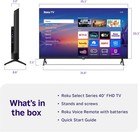 Roku 40 Inch Class Select Series Full Hd 1080p Led Smart Tv  2025 
