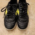 Diadora Capitano Id Indoor Soccer Shoes Black yellow Men   s Size 10 5 Low Top