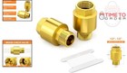 2pcs Brass Check Valve 1 2inch Female Male Thread Backflow Prevention Valve