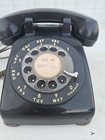 Vintage Western Electric Black Rotary Dial Telephone 