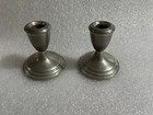 Vintage Empire Pewter Weighted Candlesticks 780 Vintage 2 Candlesticks