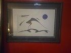 Original Signed By Artist Framed Painting Ernie Scoles 94 north American Indian