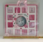 New Baby Essentials  my First Year  Baby Photo Frame Keepsake Pink Nib