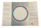 1972 Klm North Pole Passage Crossing Polar Certificate Seoul To Amsterdam H7