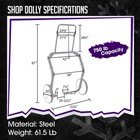 Black Ice Snowmobile Shop Dolly