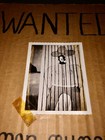 1960s Folk Art Wanted Poster Cardboard Boy Cowboy Jail Cell Arcade Vintage Photo