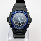Casio G-shock Aw-591 Black blue Men s Watch  non-functional 