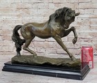 Thoroughbred Horse Show Dressage Stallion Mare Bronze Sculpture Statue Figure