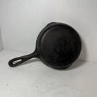 Griswold 7 Inch Cast Iron Skillet Frying Pan Small Block Logo Flat Vintage