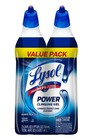 Lysol Power Toilet Bowl Cleaner Atlantic Fresh 24oz 2-pack Disinfecting Gel