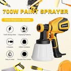 Vonforn Paint Sprayer  700w Spray Paint Gun With 4 Nozzles   3 Patterns   With C