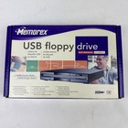Memorex Usb 3 5  External Floppy Drive New 1 44 Mb Double Sided Pc mac  5 Floppy