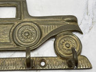 Vtg  Brass Antique Car Hanging Key Holder Vintage Made In India