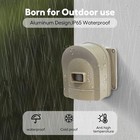 Wireless Driveway Alarm System With Sensor Weatherproof Outdoor Motion Detector