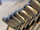 Vtg 9-pc  Spalding Par-flite Tournament Model Irons Set 2-pw   Putter Orig Grips