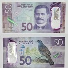2016 New Zealand 50 Dollars Polymer P 194 New Unc Banknote