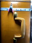 Vintage Samsonite Shwayder Bros Luggage Train Case Brown Style 4612  no Key