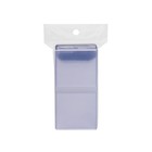  100 Pcs  2x2 Double Pocket Vinyl Coin Flips Storage   Display -clear Plastic   