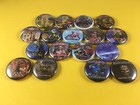 Iron Maiden 1  Button Pin Lot Heavy Metal Steve Harris Powerslave Seventh Son