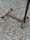  original  Smaller Ornate Iron Adjustable Height   Tilt Drafting Reading Table