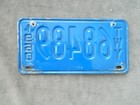 1960 Twy New York State Thruway Toll Small Expired License Plate 68489