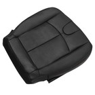  Black Driver Side Bottom Perforated Leather Seat Cover Compatible With 