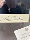 President George Bush Sr  Signed Autographed Photo