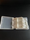 Nintendo Ds 3ds Hard Plastic Square 16 Game Cartridge Carrying Case Clear
