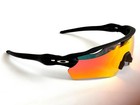 Oakley Radar Ev Patn Sunglasses Black Frame Orange Prizm Lenses Oo9208