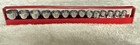 Nos Vintage Wright Tool 3 8    Dr Socket Set Metric Std 14pc 6pt Rail 6mm - 19mm