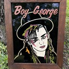 1980s Boy George Carnival Glass 