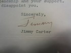 Jimmy Carter Signed Typed Presidential Campaign Letter 1976 - Framed - Rare