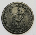 1814 Canada Half Penny Token Eagle 0791