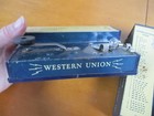 Vintage Antique Western Union Telegraph Set  As Is  3 Pieces