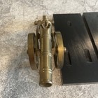 Vintage Twin Cannons Brass Old Military Antique With Stands  8    Long 4  High