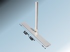 12-18in Flash-brake Standing Seam Metal Roof Eave Edge Bending Tool With Bracket