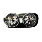 Kenworth Aero Center Dome Oe Style -  2  Watermelon Light Hole  plate Only   ea 