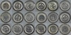 Lot Of 18 State Of Israel Sterling Silver historical Cities medals 855 Grams Cs