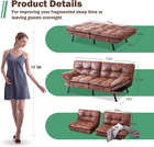 Futon Sofa Bed lounge Memory Foam Sleeper Couch For Living Room convertible Love