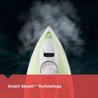 1200w Easy Steam Compact Iron With Steam And Temperature Controls And Non-stick