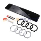 Honeycomb Sport Mesh Rs4 Style Hex Grille Grill Black For 09-12 Audi A4 s4 B8 8t
