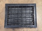Vintage Metal Wall Floor Vent Grate Register Cover Damper Louvered 13 75  X 11 