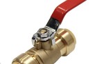 Efield 1 Pc  3 4  Push Fit Full Port Brass Ball Valve With Clip  Lead Free