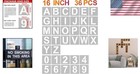 Lightweight 16-inch Craft Stencils - 36 Pcs For Art Projects   Customization