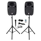 Rockville Dual 15  Iphone ipad android laptop tv Youtube Karaoke Machine system