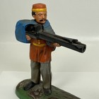 Creedmoor Mechanical Bank Cast Iron Bower s Series Reproduction  needs Repair