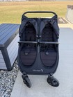 Baby Jogger City Mini Gt2 Double All-terrain Stroller Black W  Belly Bar X2