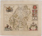 Blaeu 1646 Westmorland England County Map John Speed Hand Colored Original