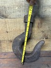 Yale   Towne Vintage Industrial Forged Steel Hook 10    Heavy Rigging Tool
