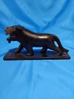 Black Onyx Tellez Tecali Pubela Mex Carved Panther 8in Long  